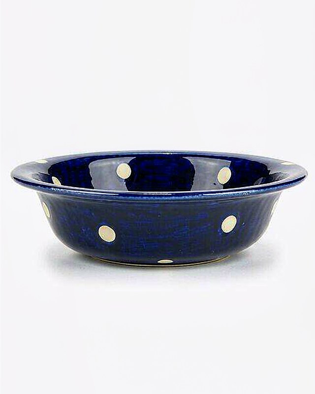 Confetti Dots Pasta Bowl in Cobalt