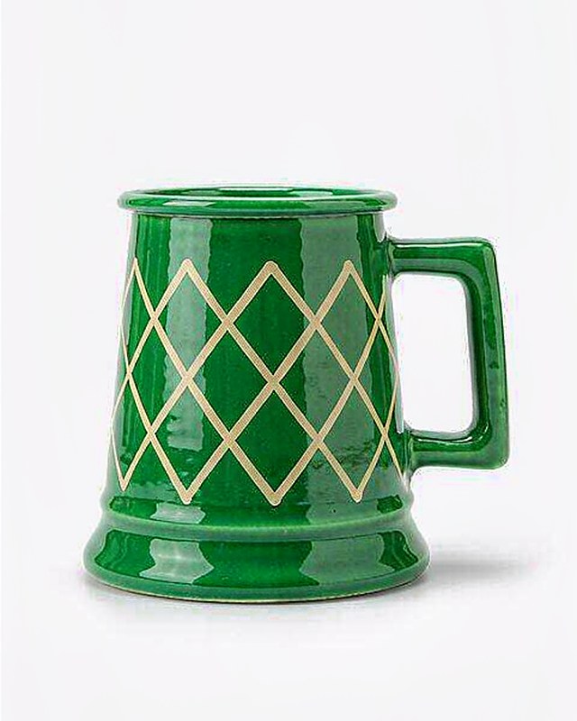 Harlequin Stacking Mug in Emerald