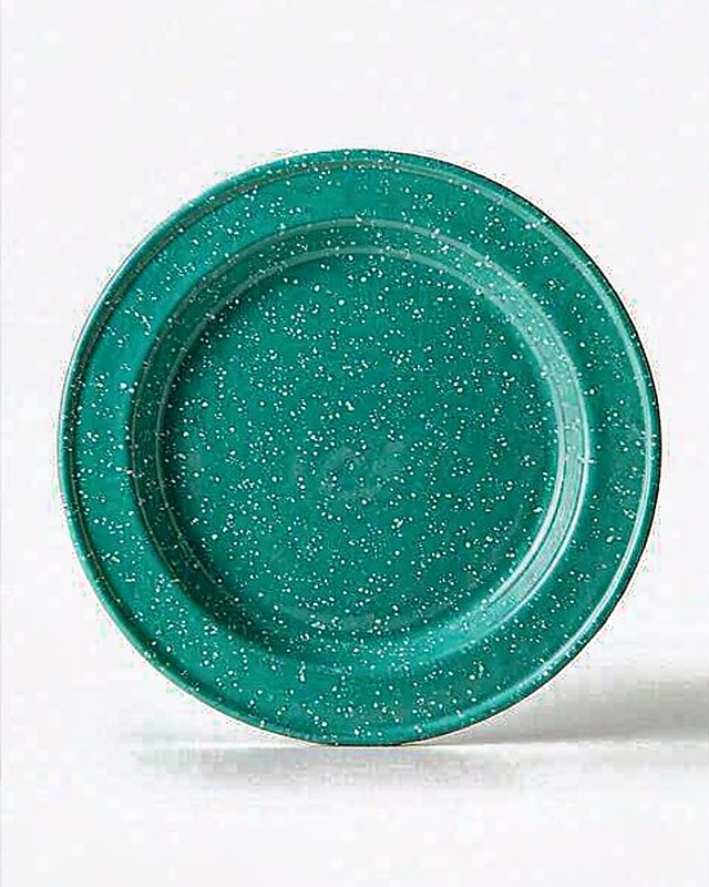 Speckle Spatter Dinner Plate in Teal