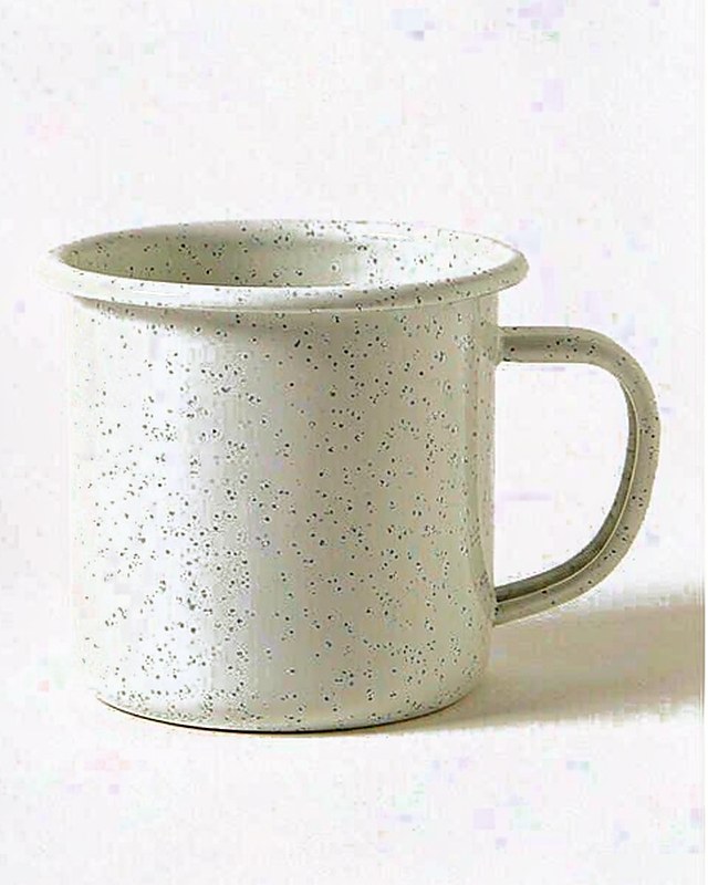 Speckle Spatter Half-Pint Mug in Porcelain