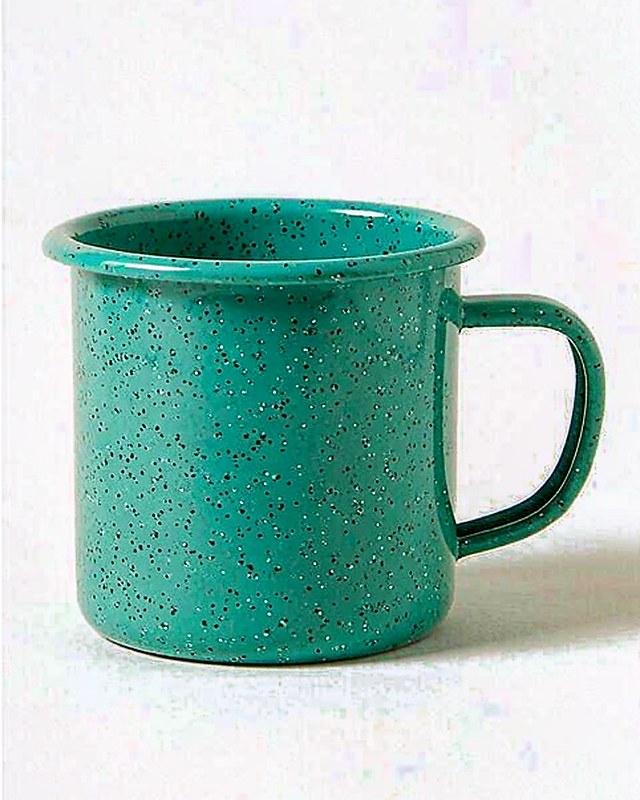 Speckle Spatter Half-Pint Mug in Teal